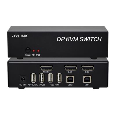 Displayport KVM 2口切換器